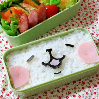 簡単キャラ弁☆カナヘイ　うさぎのお弁当♪